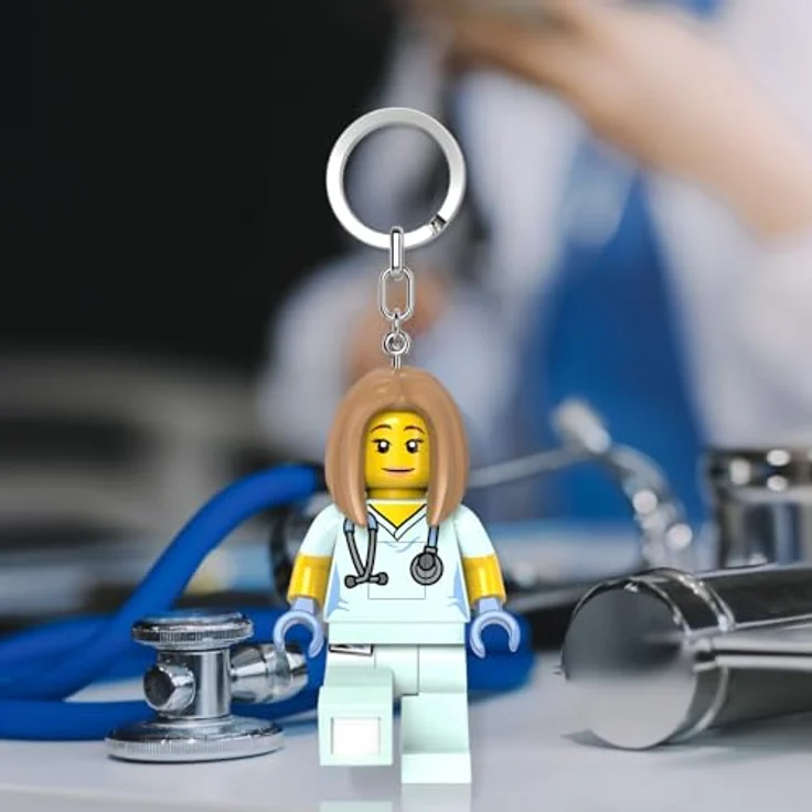 Lego LGL-KE156 Krankenschwester Schlüsselanhänger mit Taschenlampe – Bild 6