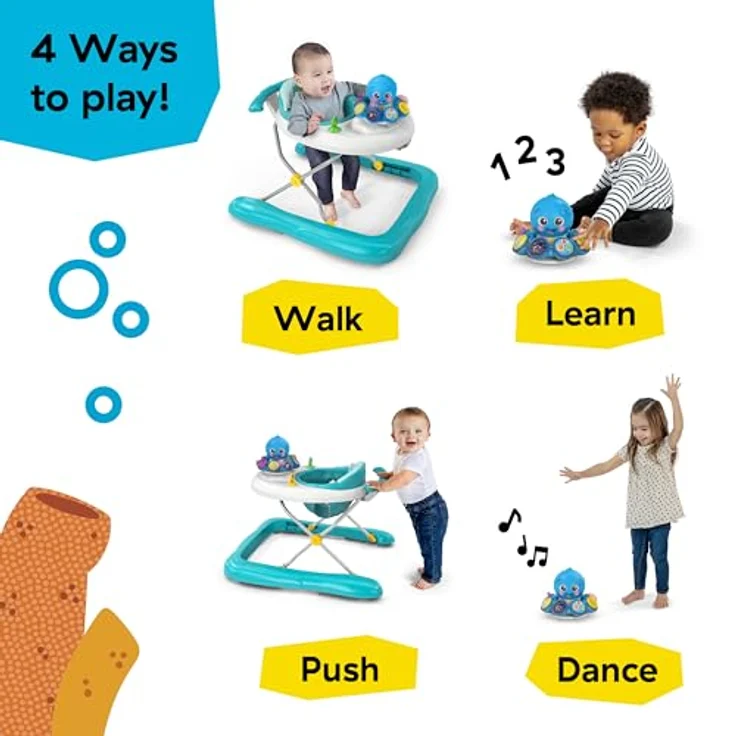 Baby Einstein Step & Twirl Opus 4-in-1 Aktivitäten Lauflernhilfe, Musikalisch, Ocean Explorers, für Kleinkinder (6-24 Monate) – Bild 3