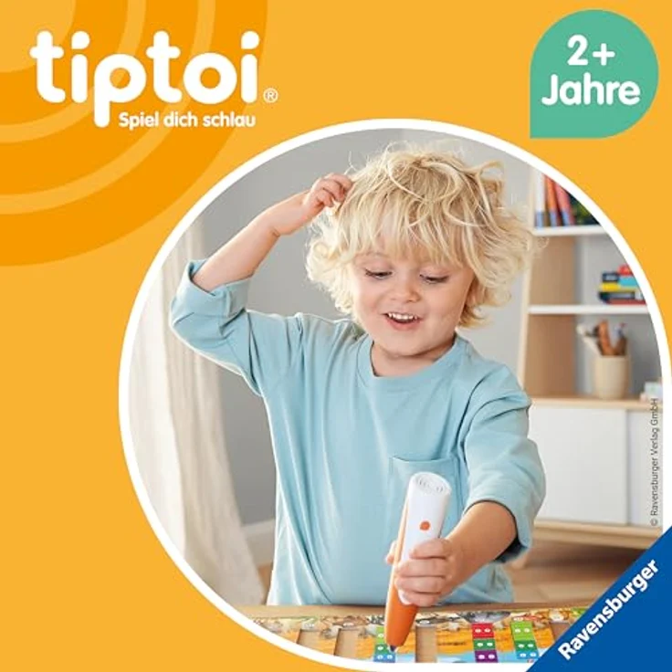 Ravensburger tiptoi Puzzle 00227-3 erste Puzzles: Fahrzeuge, interaktives Rahmenpuzzle für Kinder ab 2 Jahren, 3 Motive, fördert Motorik und Konzentration – Bild 5