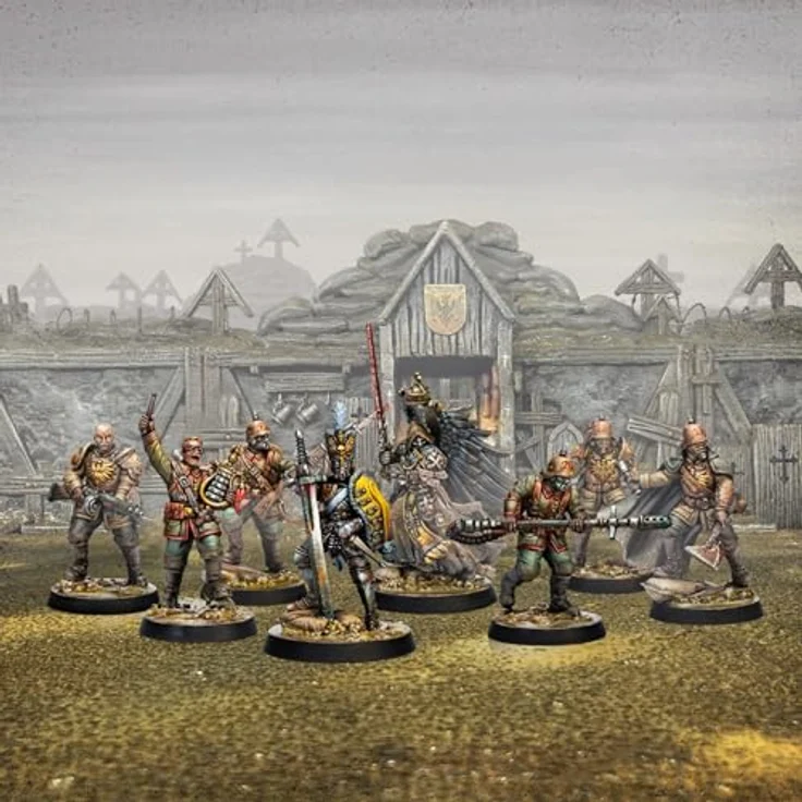 Archon Studio Graben Kreuzzug Preußisch Stosstruppen Kriegsminaturen Set, 32-mm-Minis, unlackiert und zerlegt, inklusive 28/32 mm Sockel für RPG und Tabletop Gaming – Bild 2