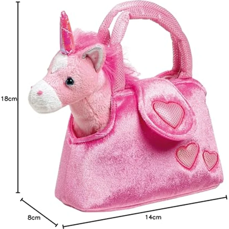 small foot 4146 Einhorn „Fina“ in der Tasche aus kuschelweichem Plüsch – Bild 4