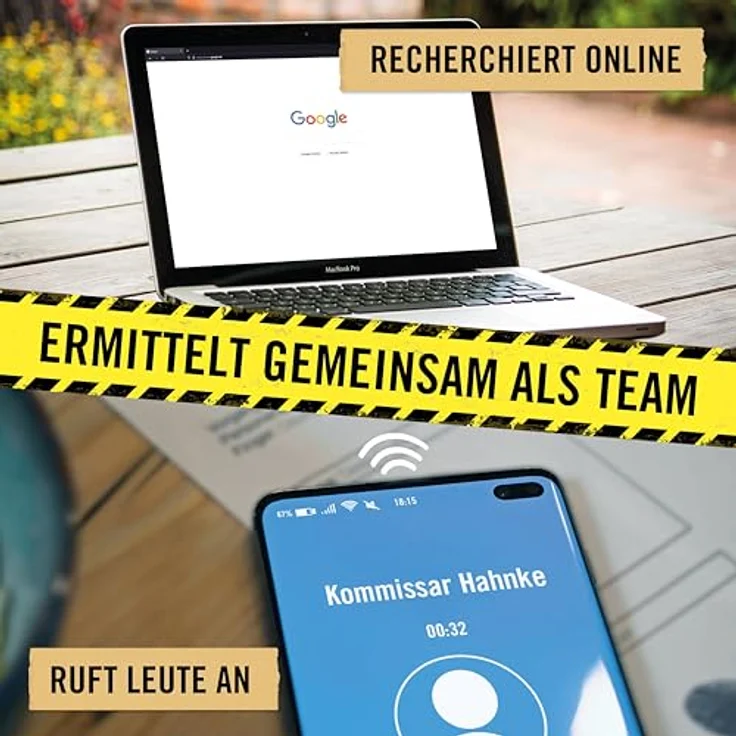 Hidden Games Tatort - Alle unter einem Dach - Realistisches Krimispiel mit multimedialem Erlebnis, für 1-6 Personen, ab 14 Jahren, 1,5 - 2,5 Stunden Spielzeit – Bild 5