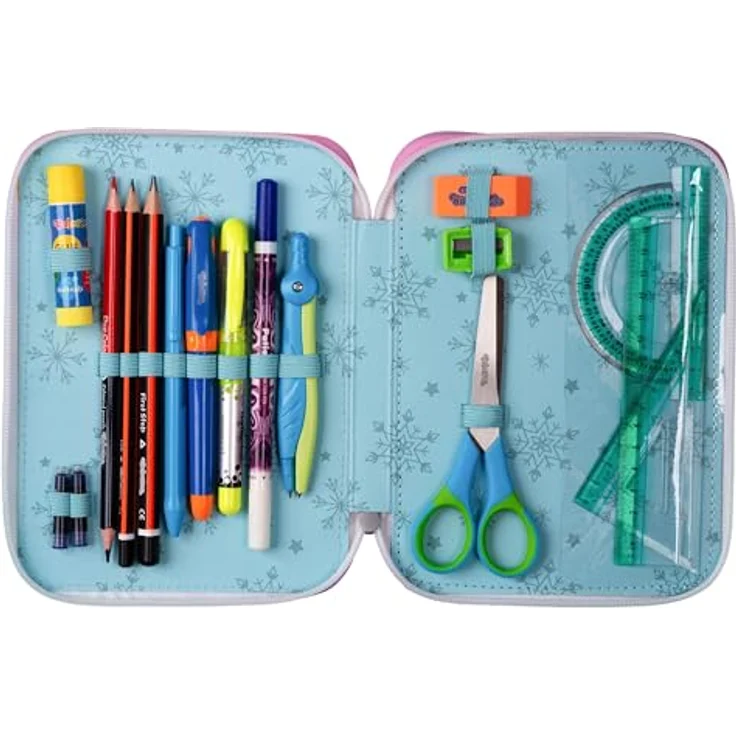 McNeill Etui gefüllt - mit Zwei Reißverschlüssen - XL - Disney Kollektion 2024 (Frozen) – Bild 5