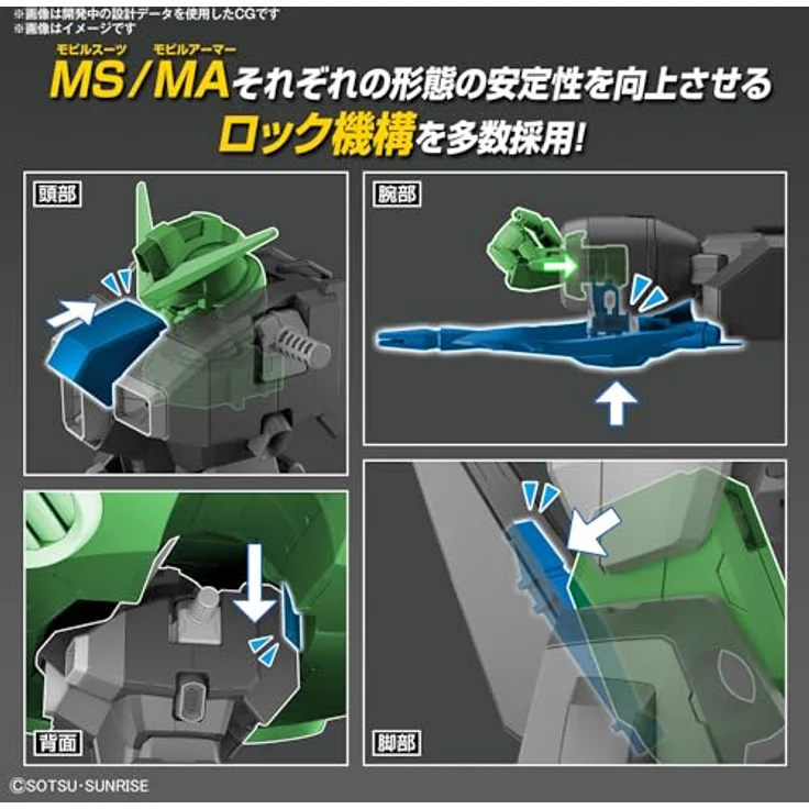 Bandai Action Figur GFAS-X1 DESTROY GUNDAM, 39 cm großes Modell mit transformierbarer MA-Form und beweglichen Gelenken, inklusive 26 cm Strahleneffekt – Bild 5