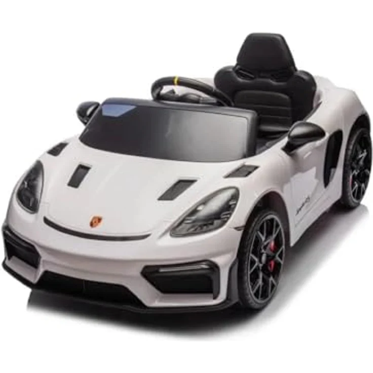 OTTO Porsche Spyder RS Elektro-Kinderauto, 12V Akku, 2 Motoren, LED-Beleuchtung, Fernbedienung, für Kinder bis 30 kg – Bild 1