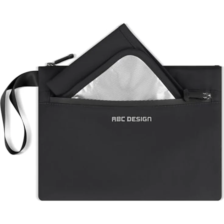 ABC Design Wickelorganizer Classic - Coal, Kompakte Größe, wasserabweisend, integrierte Wickelauflage – Bild 4