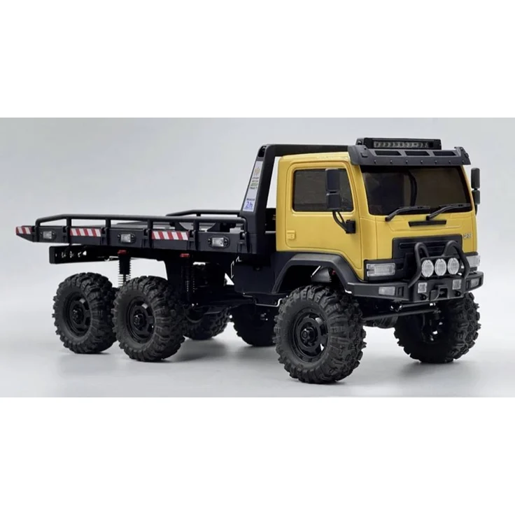 Hobby Plus CR-18P Arktos 6x6-V1.5 RTR Elektro Rock Crawler, Sandfarben, Allradantrieb, ferngesteuertes Zweiganggetriebe, LED-Leuchten mit 5 Modi