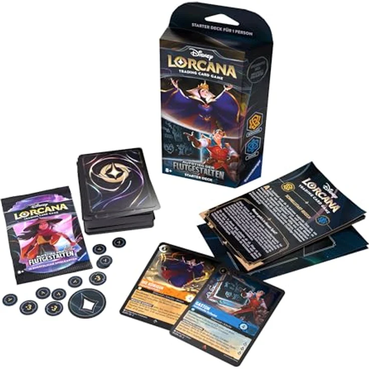 Ravensburger Disney Lorcana TCG Aufstieg der Flutgestalten Starter Deck Bernstein Saphir Deutsche Edition, Lorcana Starter A Set 2 – Bild 2