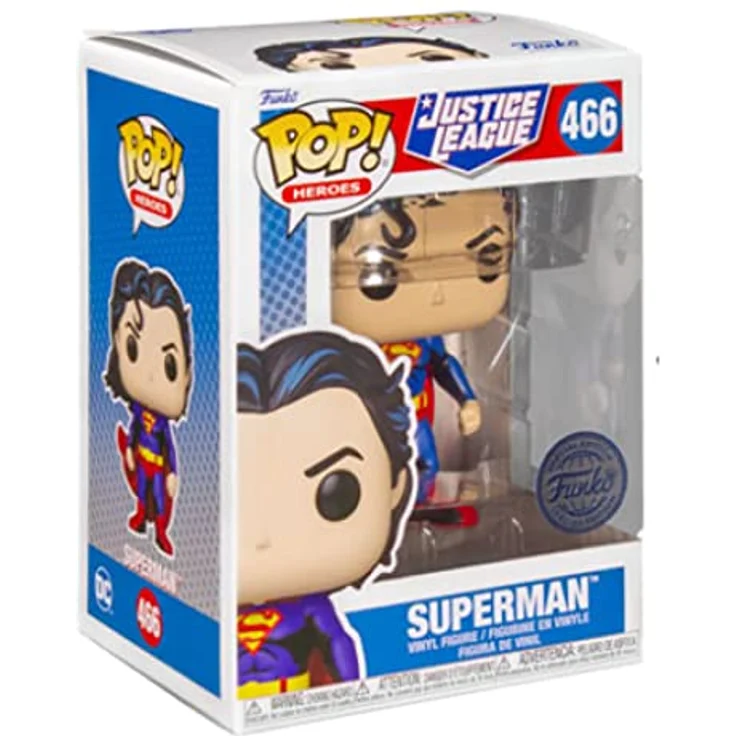 Funko Justice League Superman Pop! Vinyl Collectible Figure Limited Edition Exclusive, ca. 9cm groß – Bild 1