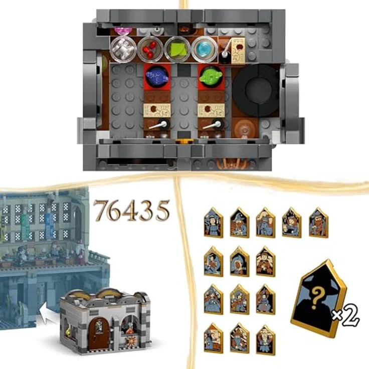 LEGO Harry Potter Schloss Hogwarts: Zaubertrankunterricht, Fantasy-Spielzeug, baubares Klassenzimmer, Geschenkidee für Jungen, Mädchen und alle Fans, mit Hermine Granger und Severus Snape 76431 – Bild 4