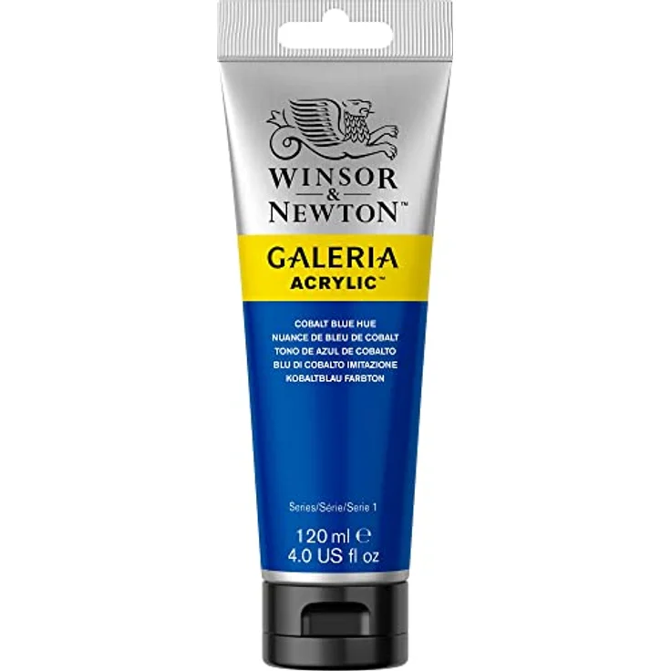 Winsor & Newton Galeria Acrylfarbe, hohe Pigmentierung, lichtecht, buttrige Konsistenz, 120ml Tube, kobaltblau – Bild 5