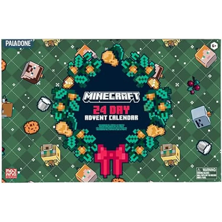 Paladone Minecraft 24-Tage-Premium-Adventskalender – Offiziell lizenzierte Geschenke & saisonale Weihnachtsdekoration, für Jungenzimmer, Plastikfreie Verpackung – Bild 5