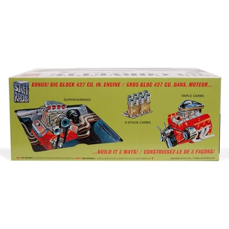 AMT 1/25 1963 Chevy Corvette Convertible, Plastikmodellbausatz, unbehandelt – Bild 2