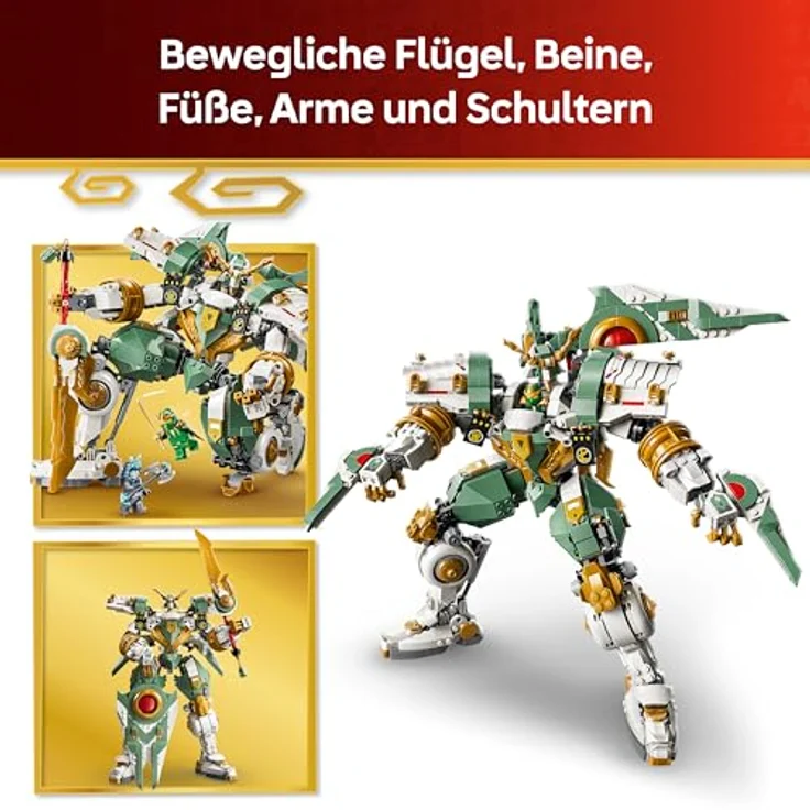 LEGO Ninjago Lloyds Titan-Mech 15 Jahre Jubiläum (71860), 1.293-teiliges Sammlerset für Fans ab 14 Jahre, Höhe 32 cm – Bild 6