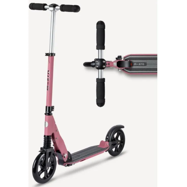 Micro Mobility Micro Suspension, Klassischer Roller für Erwachsene, Unisex, mit Vorder- und Hinterradaufhängung, bis 100 kg, Asphalt