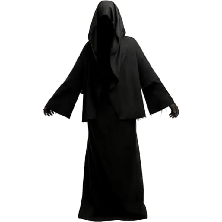Funidelia Offizielles Nazgul-Kostüm - Der Herr der Ringe für Herren, Schwarz, Inklusive Kapuzengewand, Größe XL, Verkleidung für Partys und Halloween
