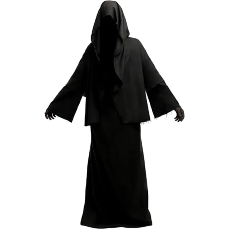 Funidelia Offizielles Nazgul-Kostüm - Der Herr der Ringe für Herren, Schwarz, Inklusive Kapuzengewand, Größe XL, Verkleidung für Partys und Halloween – Bild 1