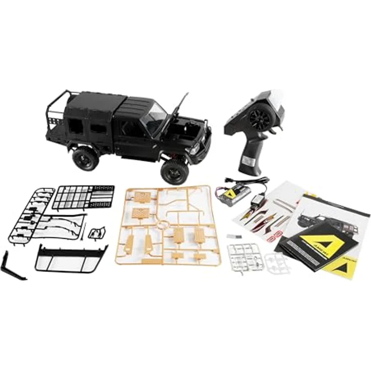Amewi Toyota Land Cruiser Crawler 4WD 1:12 RTR, ferngesteuertes RC Fahrzeug mit metallischem Chassis und LED-Beleuchtung – Bild 2