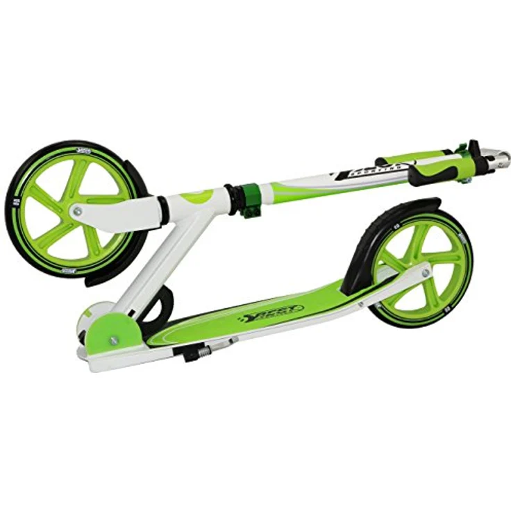 Best Sporting Scooter 205er Rolle, aus Aluminium, klappbarer Kinder-Tretroller grün/weiß – Bild 6