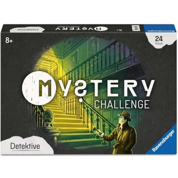 Ravensburger Mystery Challenge Detektive, 24 Rätsel für EXIT-Begeisterte ab 8 Jahren, Spielsprache Deutsch, inklusive Bastelelementen und Tipps – Bild 2