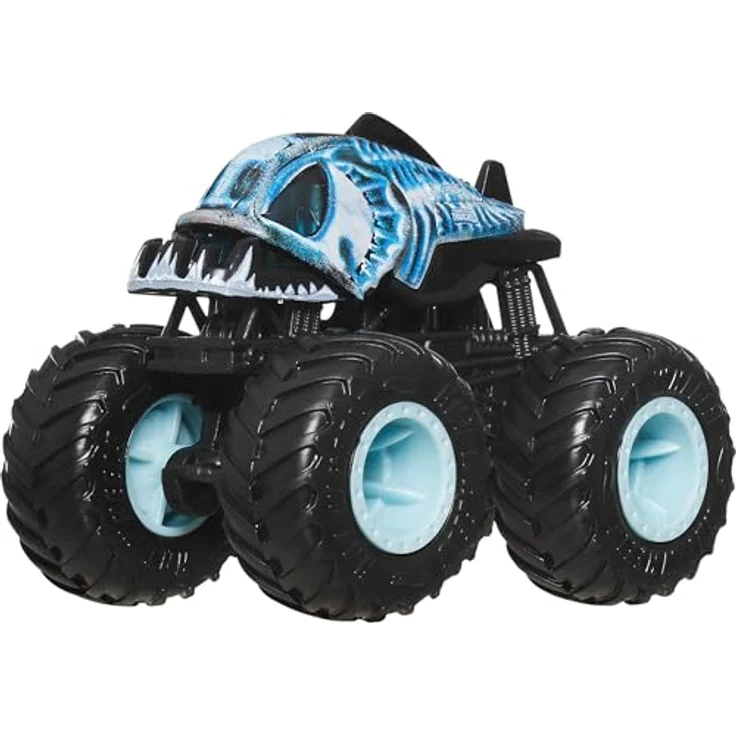 Hot Wheels Monster Trucks Röntgen-4er-Pack, Spielzeug-Trucks im Maßstab 1:64, mit riesigen Rädern und coolen Designs – Bild 4