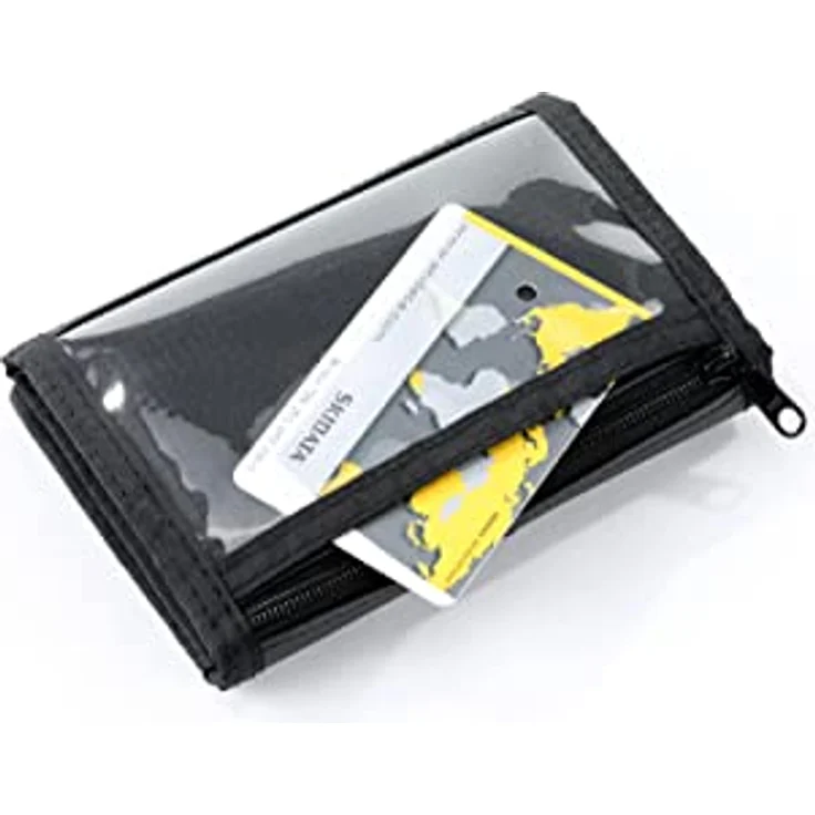 NITRO Wallet, Geldbörse für Kinder, Tough Black, mit Kleingeldfach, 2 Fächern für Scheine, 6 Kreditkartenfächern und Schlüsselring – Bild 6