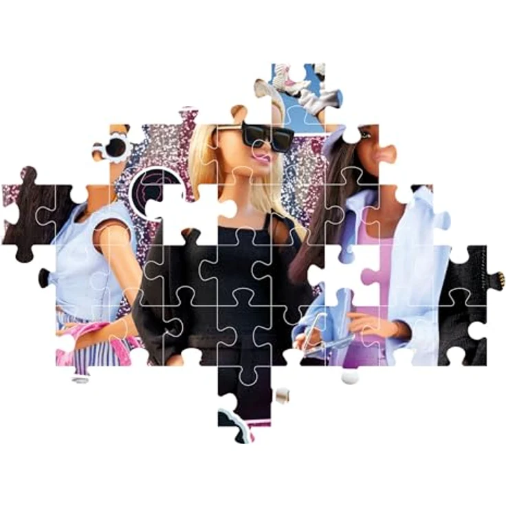 Clementoni Barbie Puzzle 104 Teile, Kinder-Puzzle 37,9 x 26,9 cm für Kinder ab 6 Jahren, geschicklichkeitsförderndes Spielzeug, umweltfreundlich produziert – Bild 5