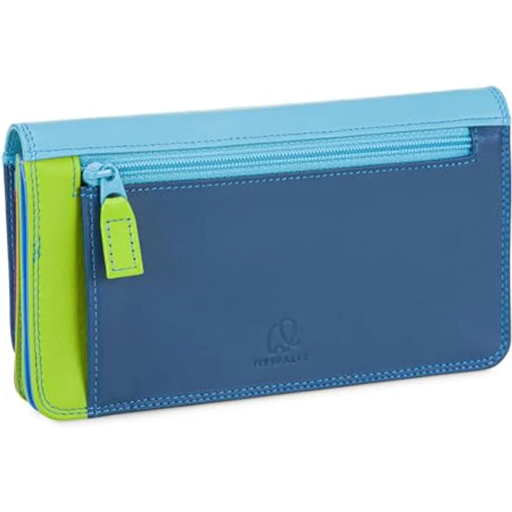 Mywalit Medium Matinee Wallet, Kinderportemonnaie aus 100% Leder, 17 cm x 9 cm x 3 cm, blau – Bild 3