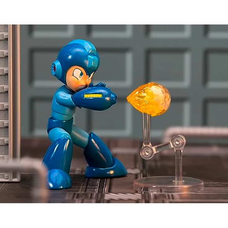 JADA Mega Man Sammelfigur, 4,5 Zoll (11,5 cm), bewegliche Action Figur mit über 25 Gelenkpunkten – Bild 4