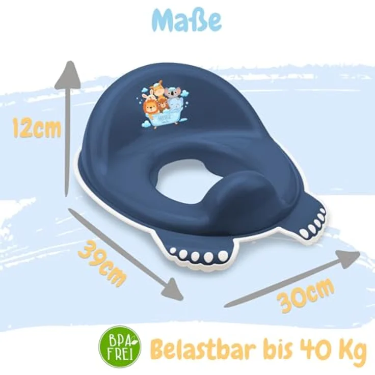 Babykajo Kinder Toilettensitz, TÜV Rheinland geprüft, Anti-Rutsch Beschichtung, sicherer Toilettenaufsatz für Kinder ab 2 Jahre, verschiedene Designs erhältlich – Bild 4
