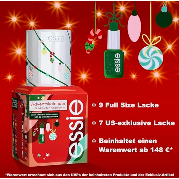 essie Adventskalender Essie Adventskalender 2024, Nagellack-Adventskalender mit 3D Design und exklusiven USA-Lacken – Bild 6