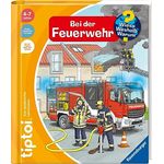 Ravensburger tiptoi® Buch - Wieso? Weshalb? Warum? - Bei der Feuerwehr, interaktive Kinderbuch über Feuerwehrfahrzeuge und Einsätze