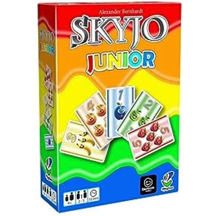 Magilano Blackrock Skyjo Junior, Kartenspiel für Kinder mit einfachen Regeln und schnellem Spielverlauf – Bild 1
