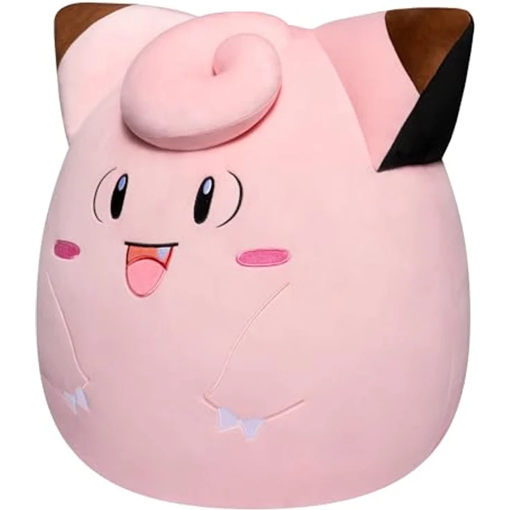 Jazwares Squishmallows Plüschfigur Mélofée, 25 cm, lizenzierte Pokémon-Kuscheltier für Komfort und Spaß – Bild 6