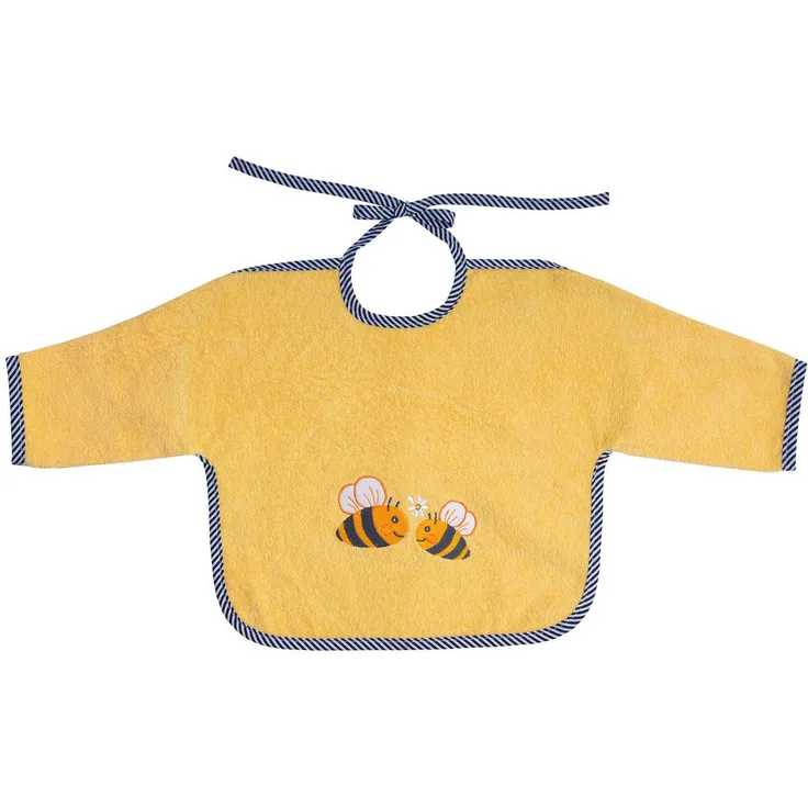 Wörner Ärmellätzchen Bienen, maschinenwaschbar und trocknergeeignet, mit Rundumschutz für kleine Entdecker