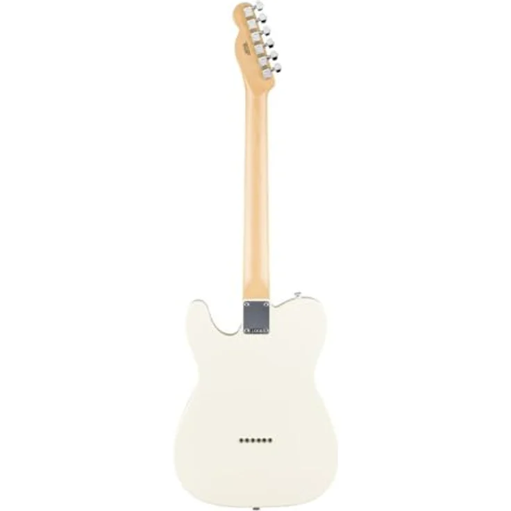 Fender Standard Telecaster, Elektrische Gitarre mit Modern C-Hals und Durchgehender-Saiten-Brücke, Olympic White – Bild 2