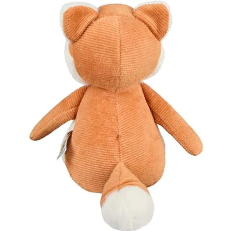 Sterntaler Kuscheltier M Fuchs Filou, Plüschtier aus weichem Flausch & Cord mit Rassel, rost, 24 cm, babyspielzeug ab Geburt, pflegeleicht und waschbar – Bild 2