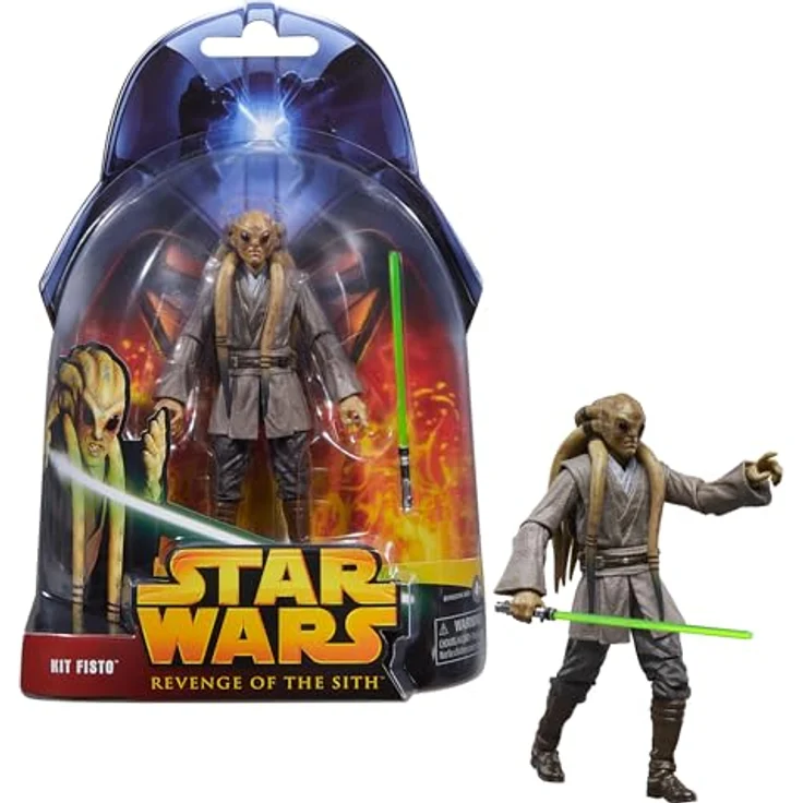 Star Wars The Black Series Kit Fisto, 15 cm Action-Figur zum Sammeln mit Lichtschwert, 20-jähriges Jubiläum von Die Rache der Sith – Bild 2