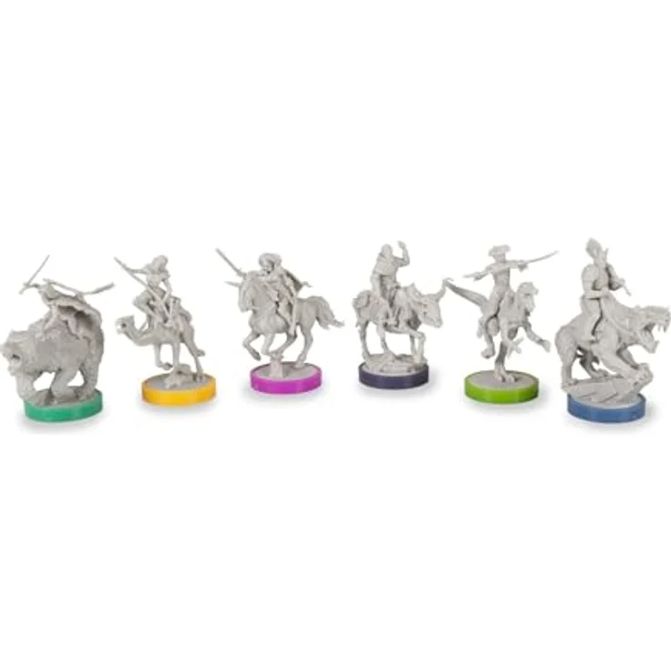 albi ALBI 87931 Karak 2 - Set von 6 detailierten Miniaturen mit farbigen Basisscheiben – Bild 2