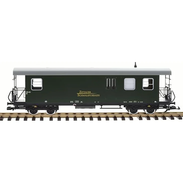 LGB 36380G Gepäckwagen der SOEG, Modelleisenbahn-Wagen mit originaltreuer Farbgebung, 57,5 cm Länge – Bild 1