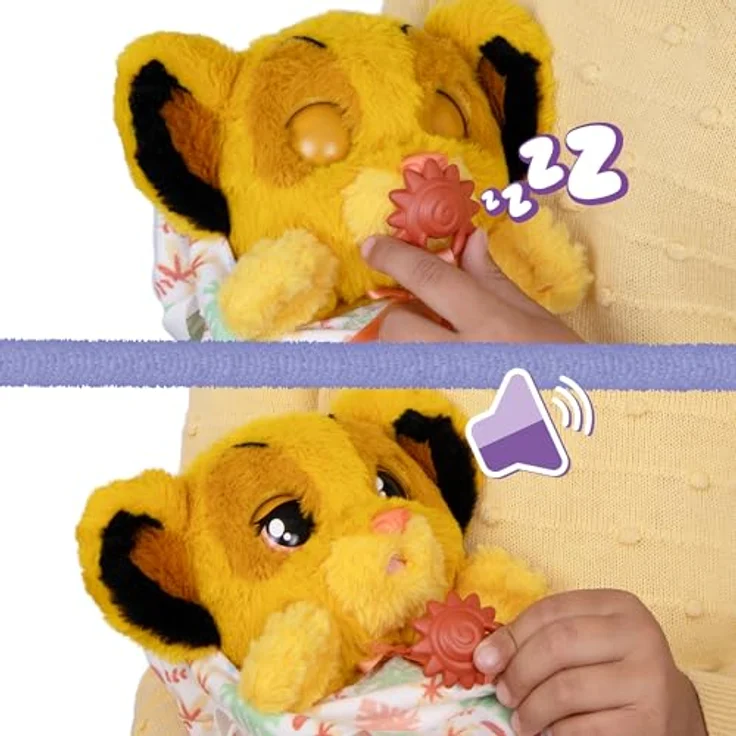 IMC Toys Baby Paws Disney Simba, interaktives Plüschtier für Kinder ab 1,5 Jahren, mehrfarbig, mit AAA-Batterien – Bild 3