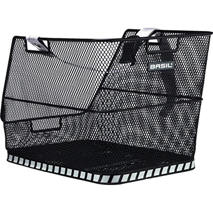 Basil Hinterradkorb Class für Schultasche schwarz 38x31x27 cm – Bild 3