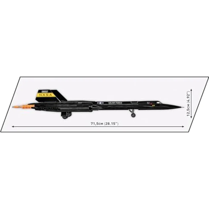 COBI Lockheed SR-71 Blackbird Executive, Klemmbausteine made in EU – Bild 3