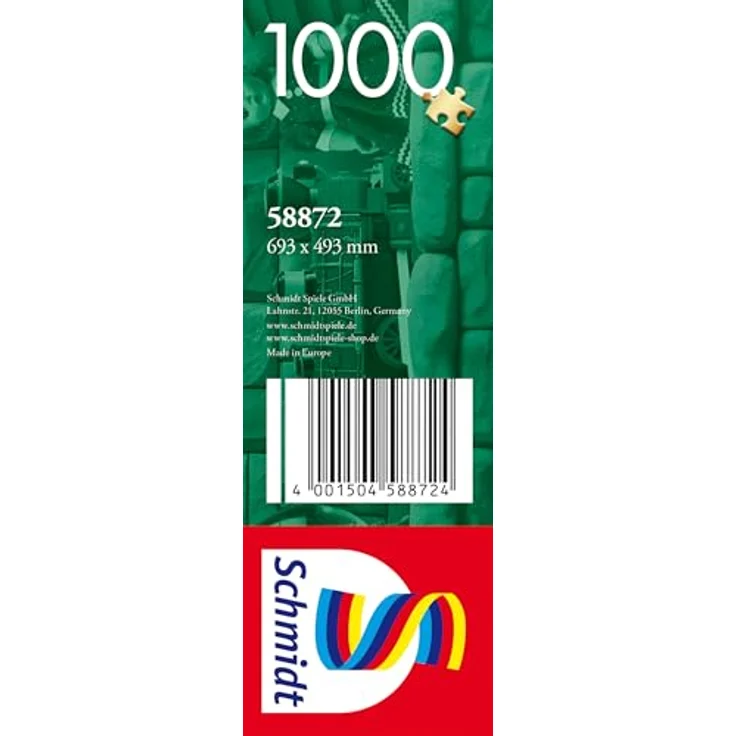 Schmidt Spiele 58872 Gemütliche Weihnachten, 1000 Teile Puzzle, 69,3 x 49,3 cm, spezielle Pappe mit perfekter Passgenauigkeit, empfohlen ab 12 Jahren – Bild 2