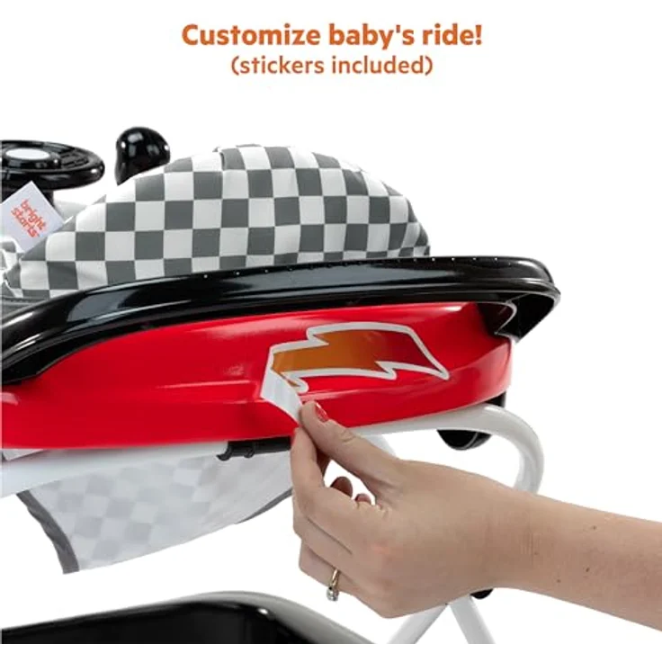 Bright Starts Lauflernhilfe Little Speedster™ 3-in-1 Car Walker – Rot Racer mit multisensorischem Spaß – Bild 13