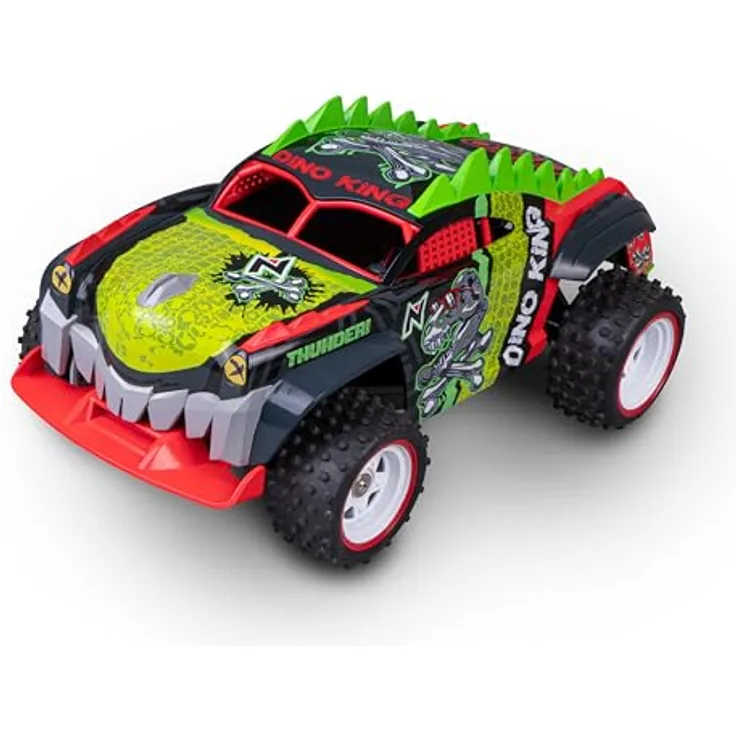 Nikko RC 10371 Dino Truck Ferngesteuertes RC Auto, Offroad Fahrzeug, LiFePo4-Akku, Bis 14 km/h, fährt auf Wasser, Schlamm und Schnee, Grün