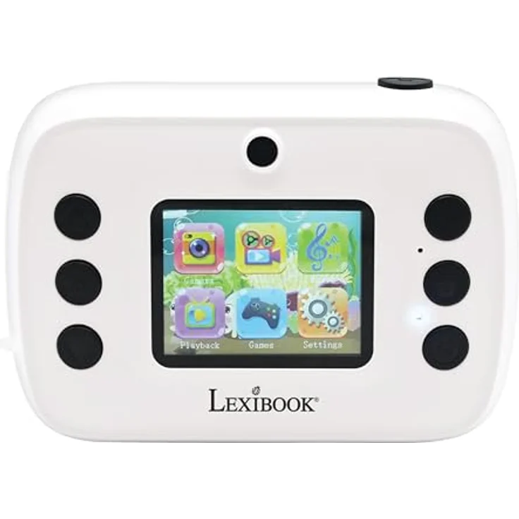Lexibook Starcam Print (DJ150), Sofortdruck-Kamera mit 12 MP, SD-Karte und Fotopersonalisierung, inkl. 3 Rollen Thermopapier und 170 3D-Stickern – Bild 6