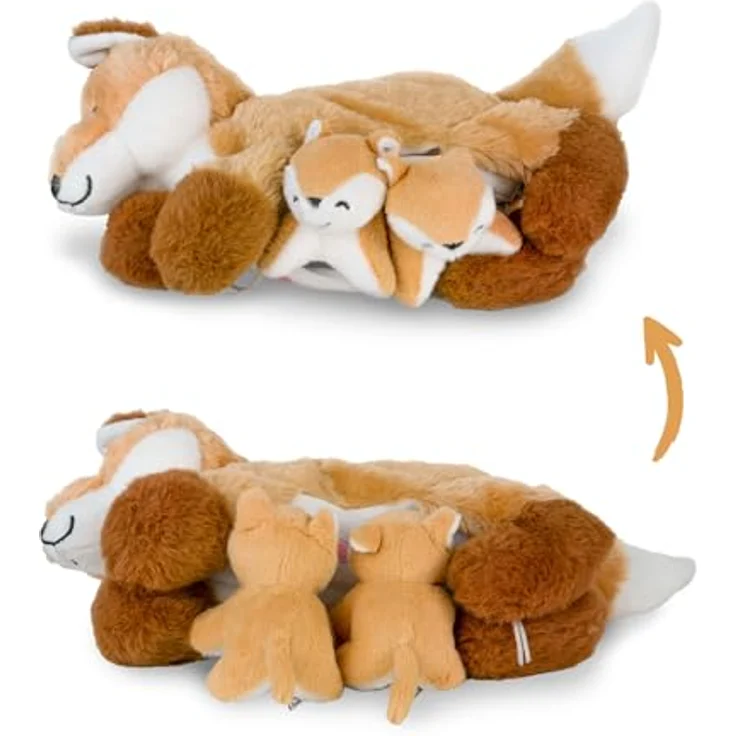 Mamanimals 2020607, Fuchs, Kuscheltier für Kinder und Erwachsene – Bild 1