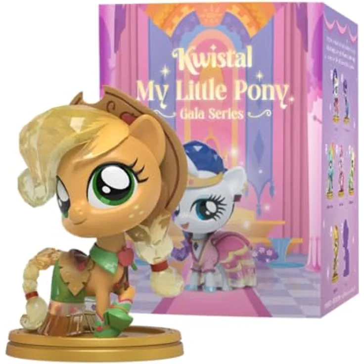 Mighty Jaxx Kwistal Fwenz My Little Pony Serie 3 Gala Edition, Sammelfigur mit magischer Kwistal-Optik und detaillierten Schönheitsflecken