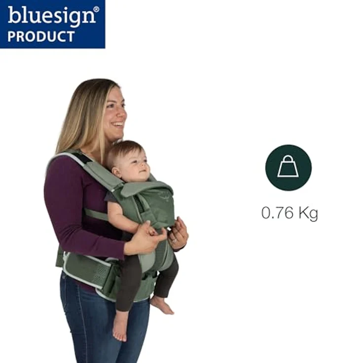Osprey Poco Soft Child Carrier, Kindertragerucksack mit Beckengurt und Fläschchentasche, 65 cm, Polyester – Bild 3